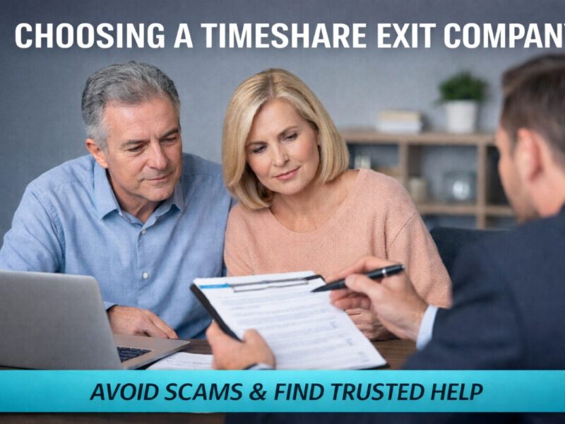 Choosing a timeshare exit company requires careful research and review